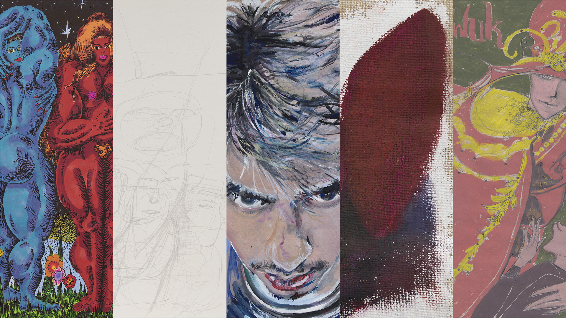 drawings: 5 artists – KOSAKU KANECHIKA